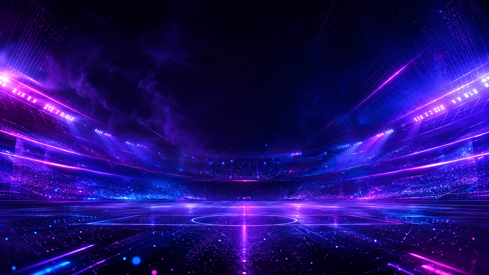 SEER AI stadium glow background